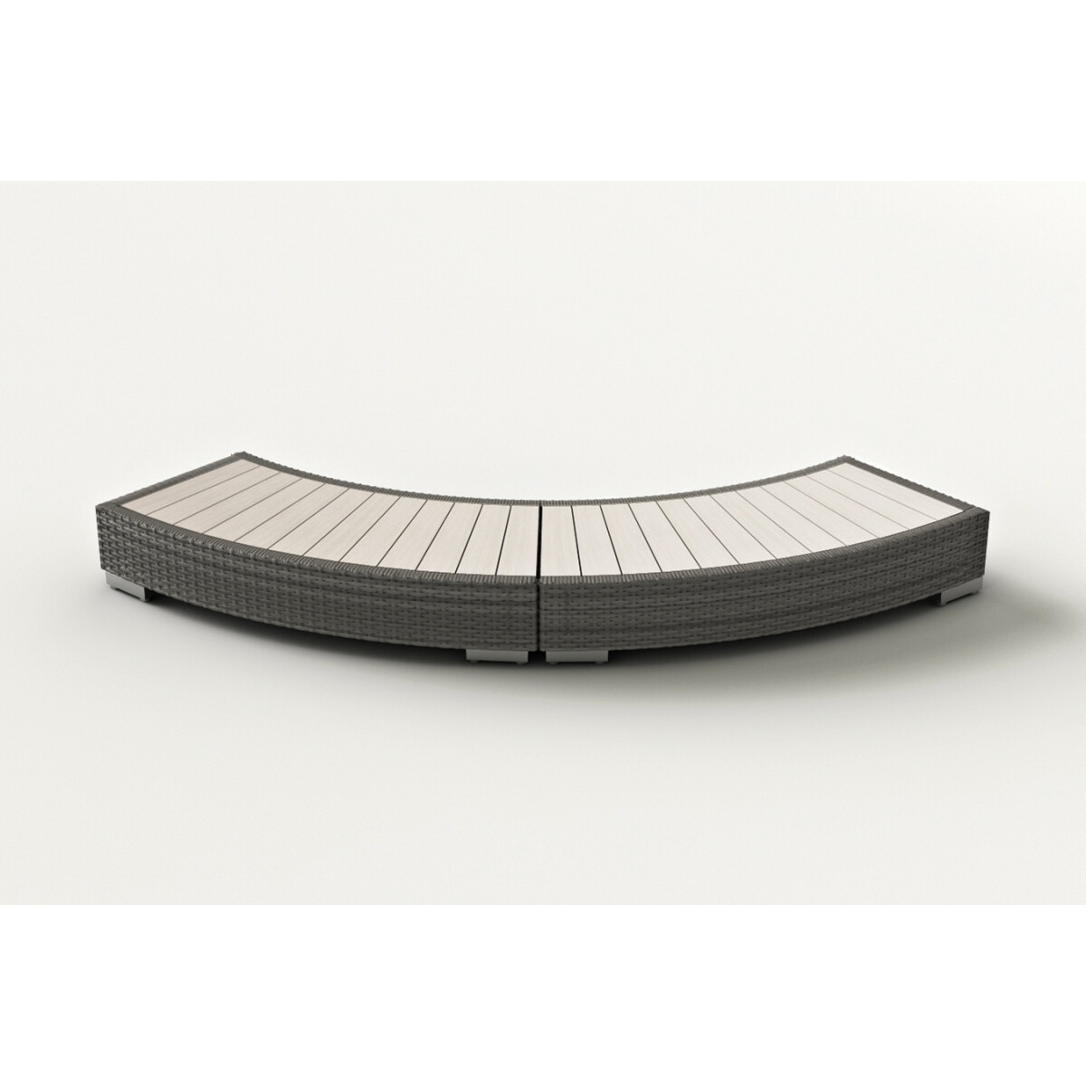 Einstieg aus Polyrattan f&uuml;r Softub Legend Graphite