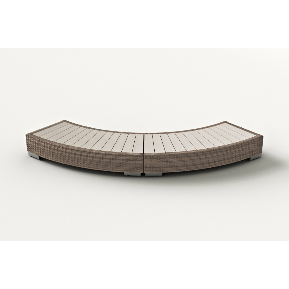 Einstieg aus Polyrattan f&uuml;r Softub Resort /...