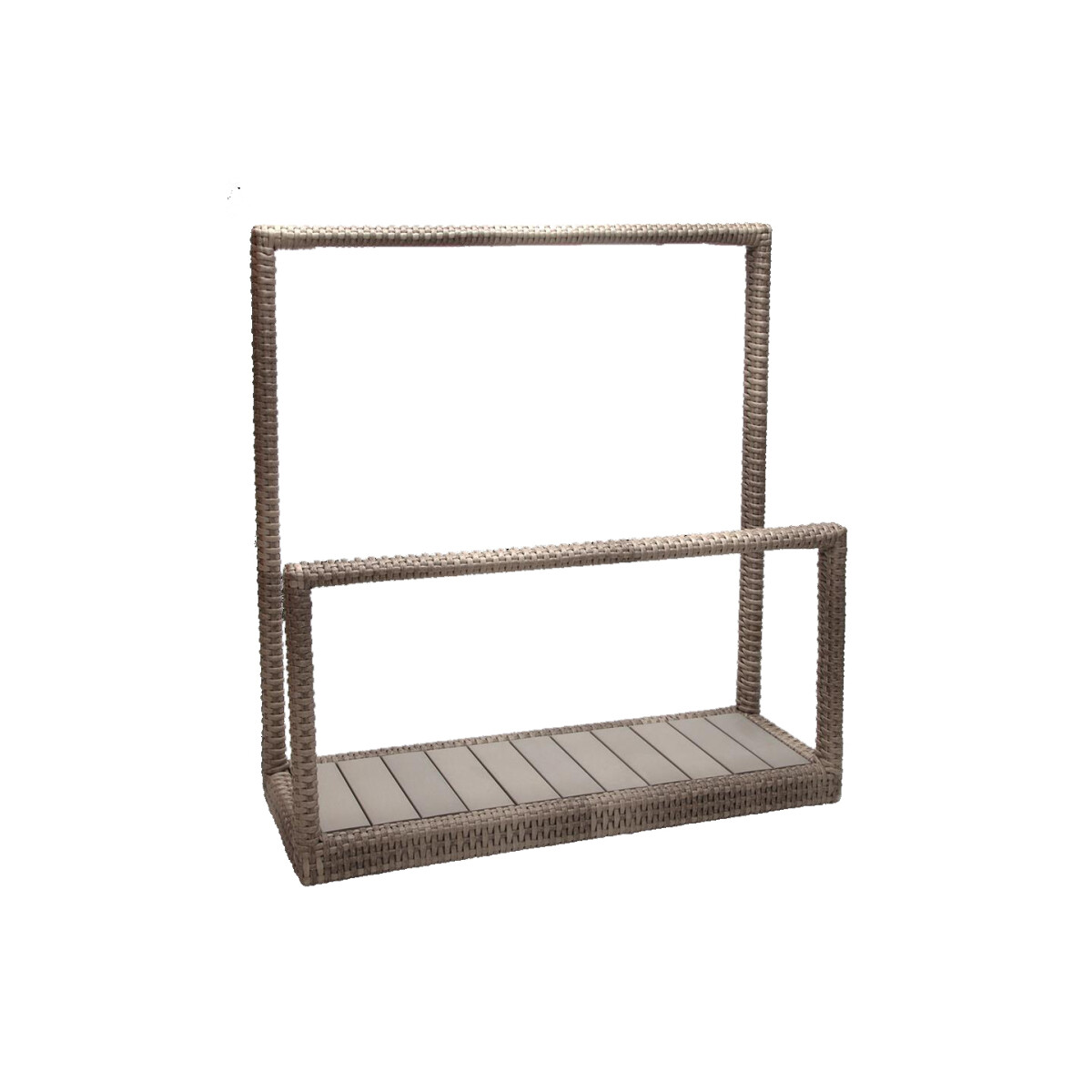 Deckelhalter aus Polyrattan für Softub Sand