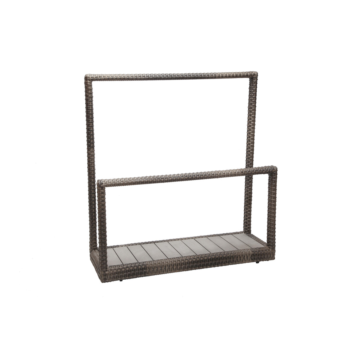 Deckelhalter aus Polyrattan für Softub Stone