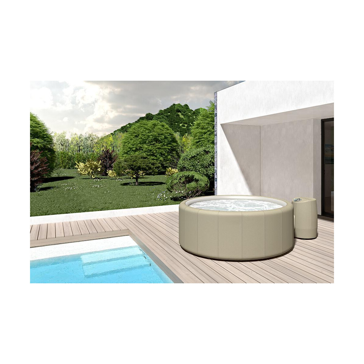 Softub Resort Sand Tweed Pearl
