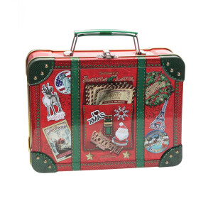 Blechdose "Santa Koffer" für Lebkuchen...