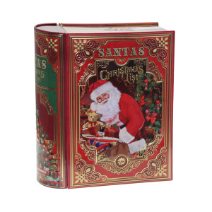 Blechdose "Santas Buch" Aufbewahrung für...