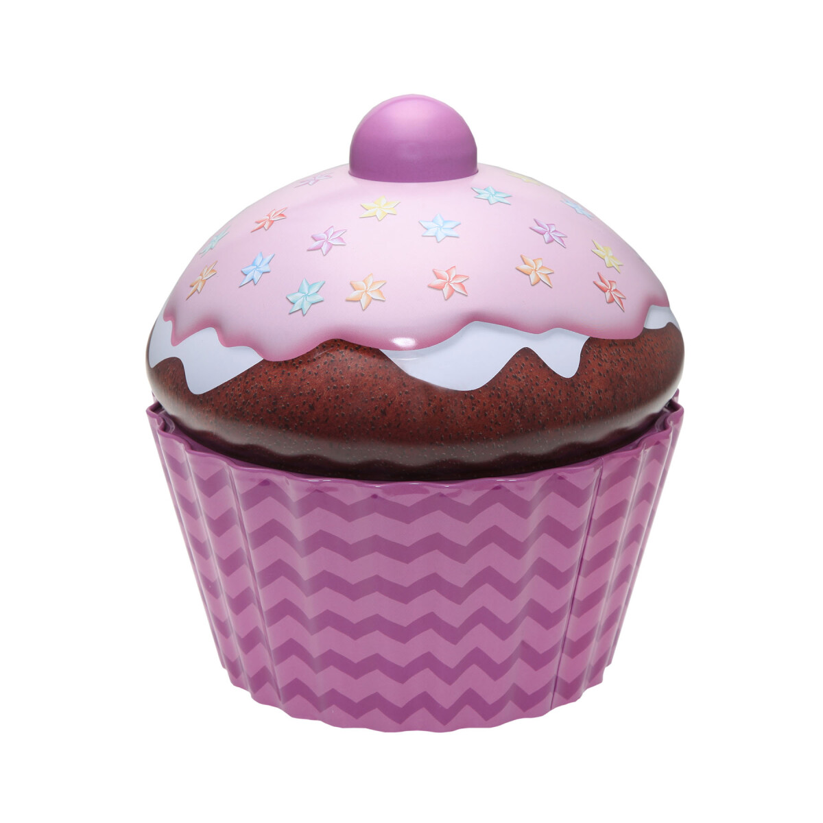 XL-Cup Cake Dose, bunt dekoriert, Blechdose lebensmittelecht