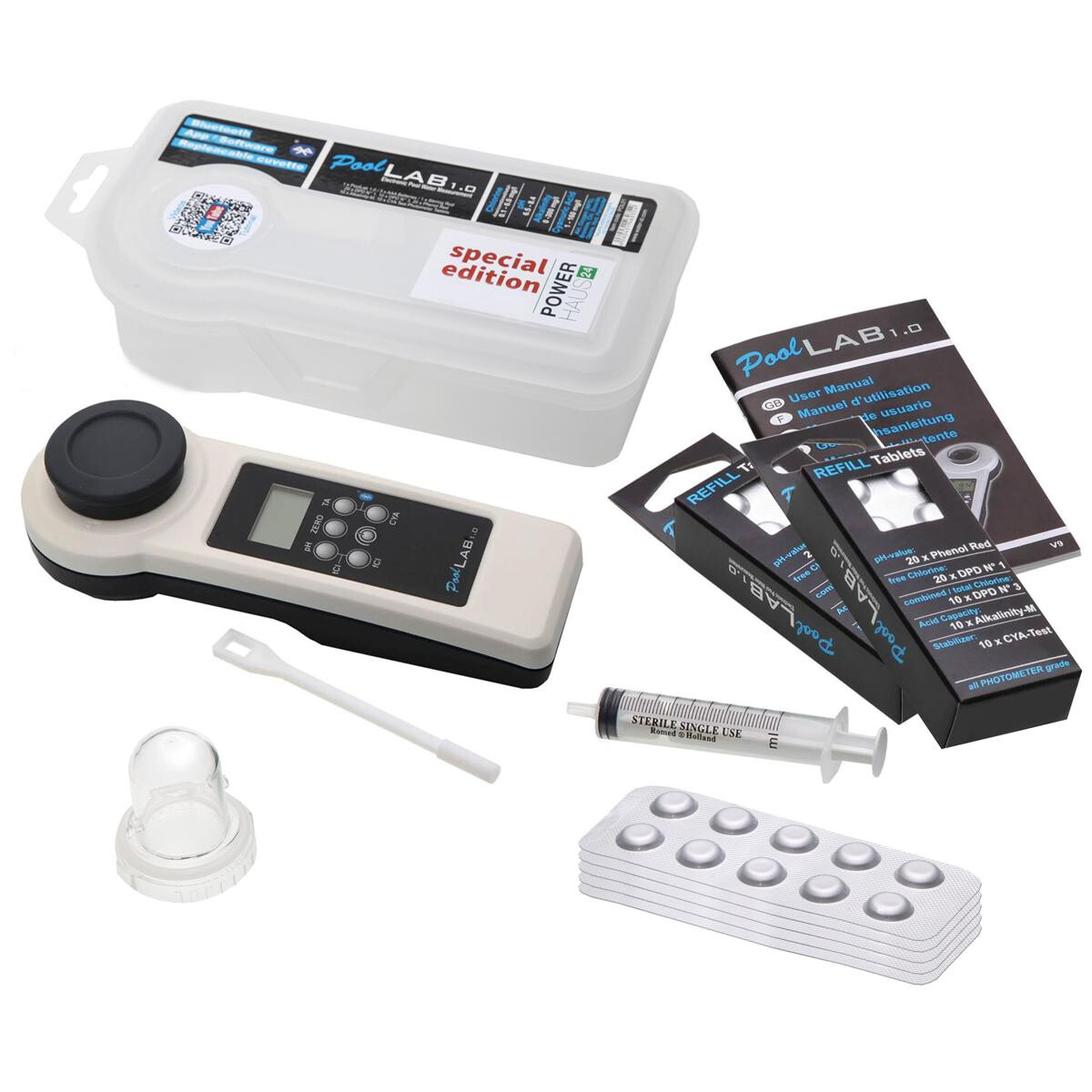 POWERHAUS24 PoolLAB 1.0 Special Edition Wasseranalyse f&uuml