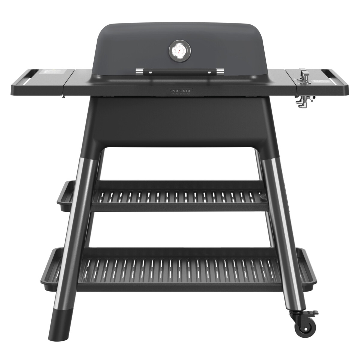 Everdure FORCE Gasgrill, 2 Hochleistungs-Brenner in...