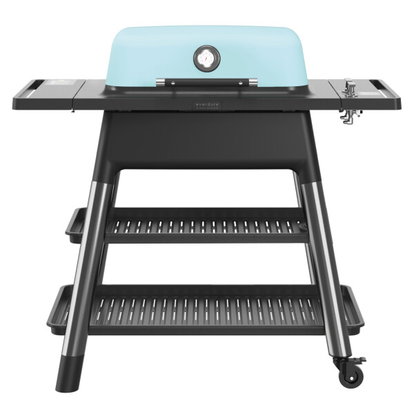Everdure FORCE Gasgrill, 2 Hochleistungs-Brenner in O-Form, Farbe: Mint