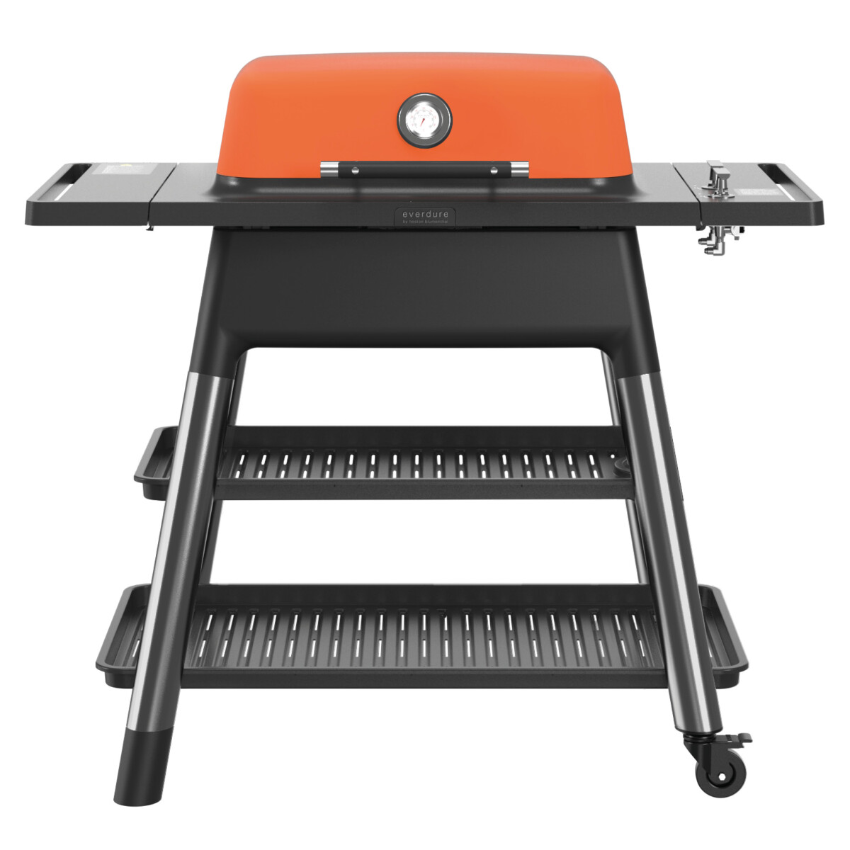 Everdure FORCE Gasgrill, 2 Hochleistungs-Brenner in...