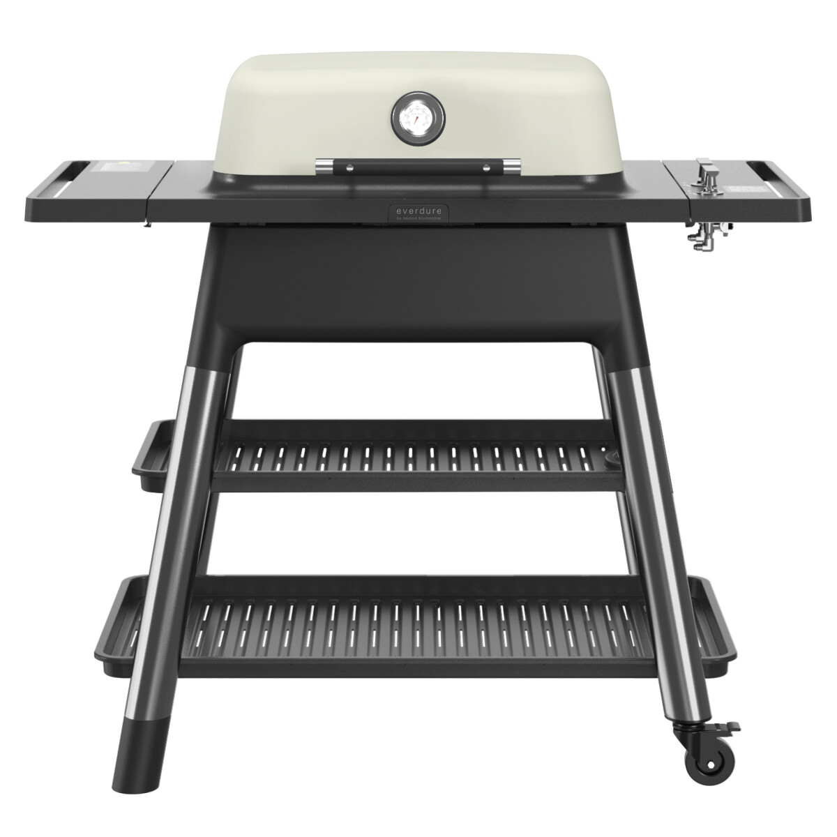 Everdure FORCE Gasgrill, 2 Hochleistungs-Brenner in...