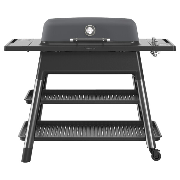Everdure FURNACE Gasgrill, 3 Hochleistungs-Brenner in O-Form, Farbe: Graphite