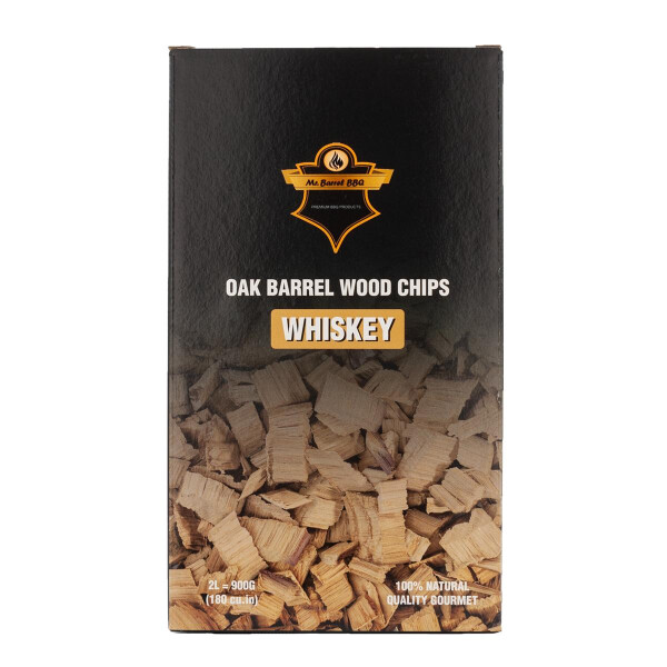 Räucherchips Whiskey in Gourmet-Qualität 900g, 100% Natur