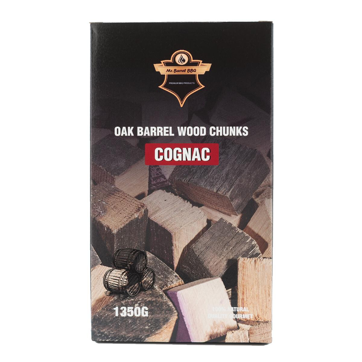 Räucherchunks Cognac in Gourmet-Qualität 1.350g, 1