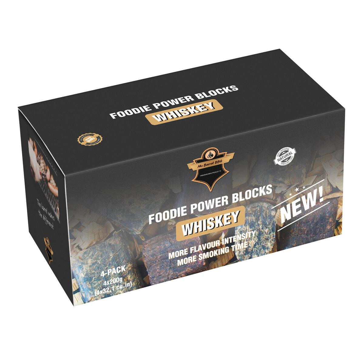 Foodie Power R&auml;ucherblocks Whiskey,...
