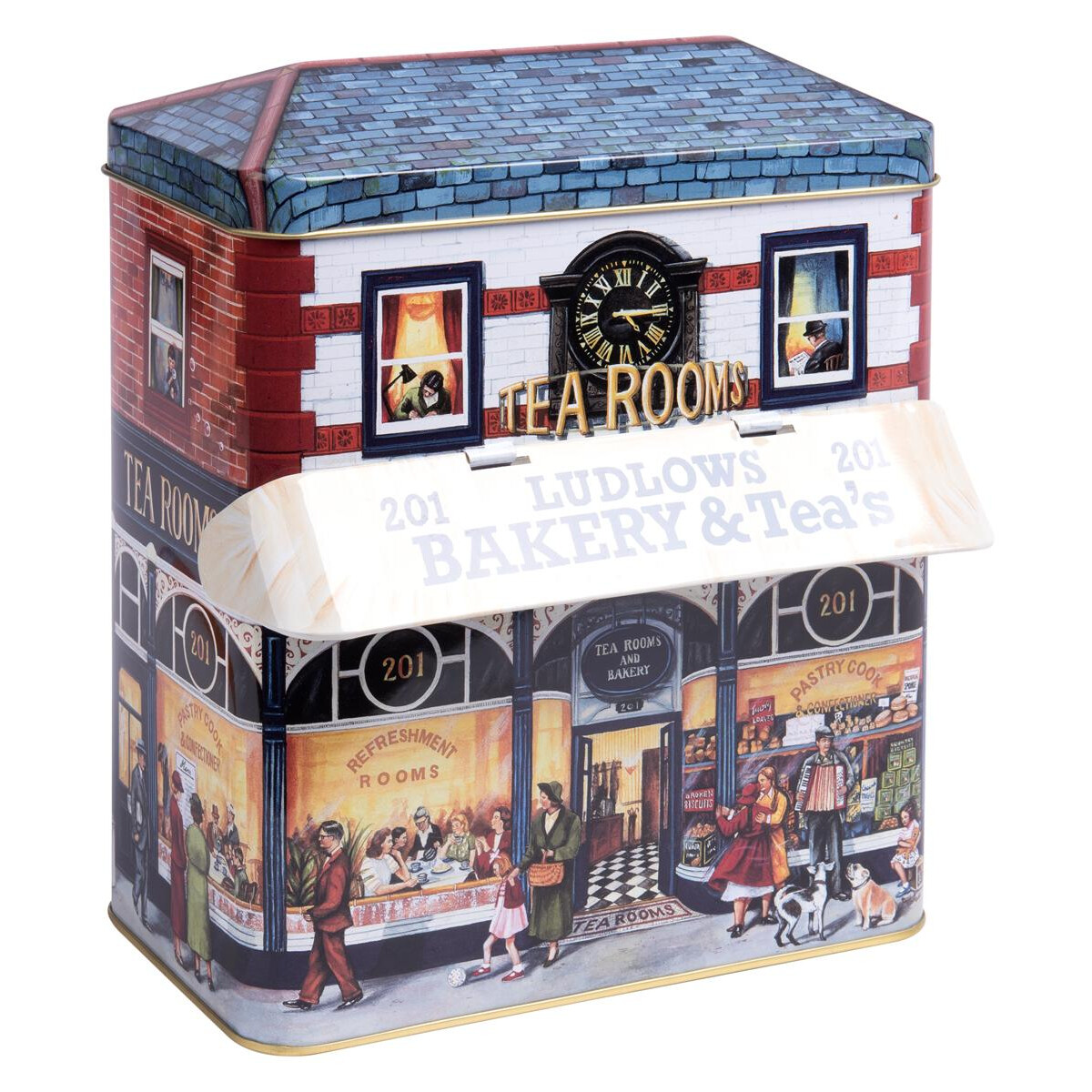 Nostalgische XL-Blechdose "Ludlows Bäckerei &
