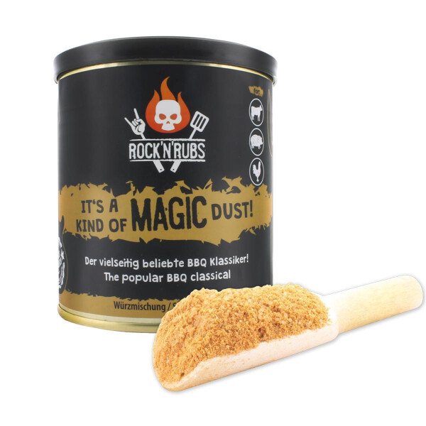 RockNRubs Magic Dust - BBQ Rub - Gewürzzubereitung nicht nur zum Grillen, 170g
