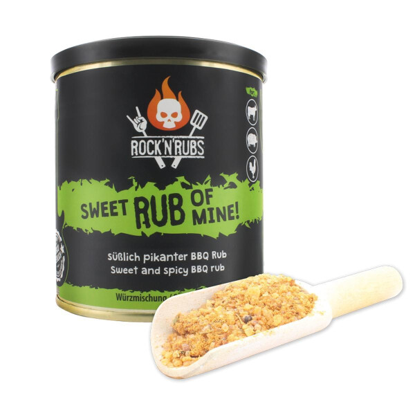 RockNRubs Sweet Rub of Mine - BBQ Rub - Gewürzzubereitung nicht nur zum Grillen, 170g
