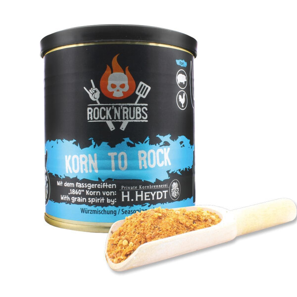 RockNRubs Korn To Rock - BBQ Rub - Gewürzzubereitung nicht nur zum Grillen, 130g