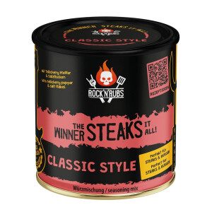 RockNRubs The Winner Steaks It All CLASSIC Style - Gold...