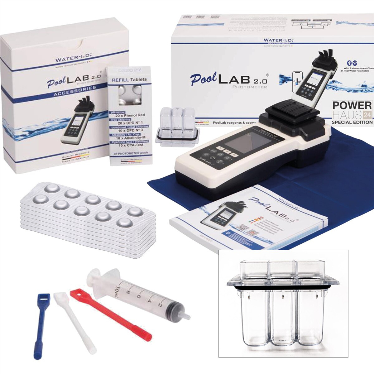 POWERHAUS24 PoolLAB 2.0 Special Edition Wasseranalyse fü
