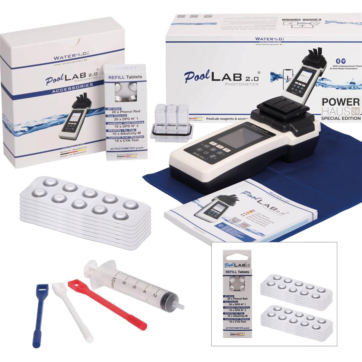 POWERHAUS24 PoolLAB 2.0 Special Edition Wasseranalyse fü