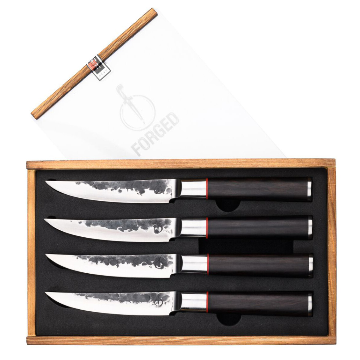 FORGED 4 handgeschmiedete Steakmesser in Geschenkbox Dalberg