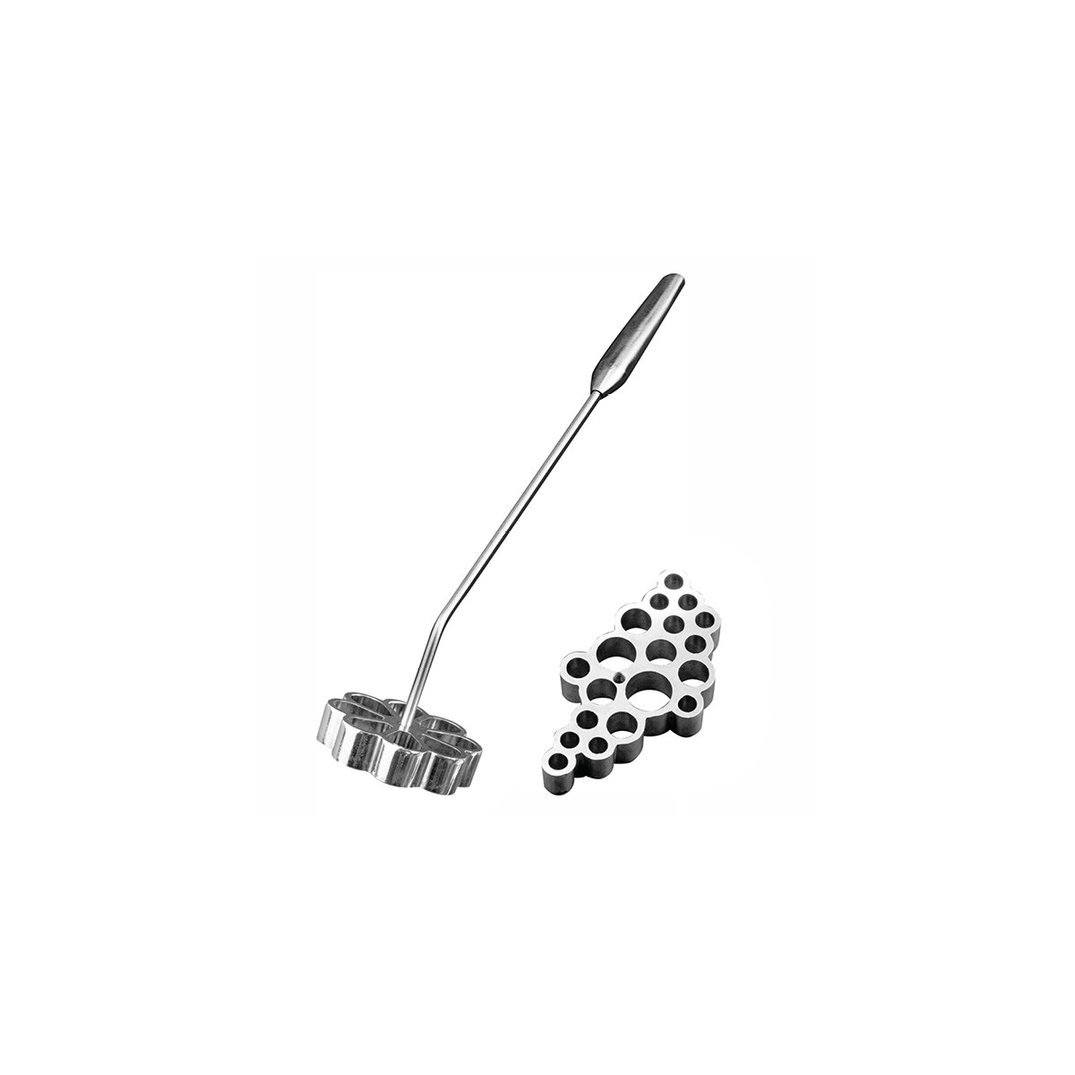 Plate-it 3er Set 2 Formen & 1 Griff zum Dekorieren &