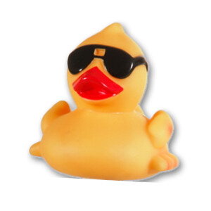 Badeente mit Sonnenbrille