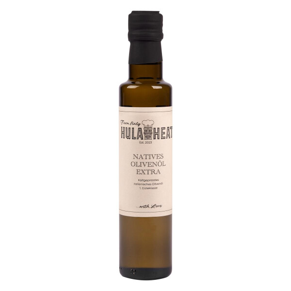 HULAHEAT Natives Olivenöl Extra 250 ml, 1. Güteklasse, kaltgepresst
