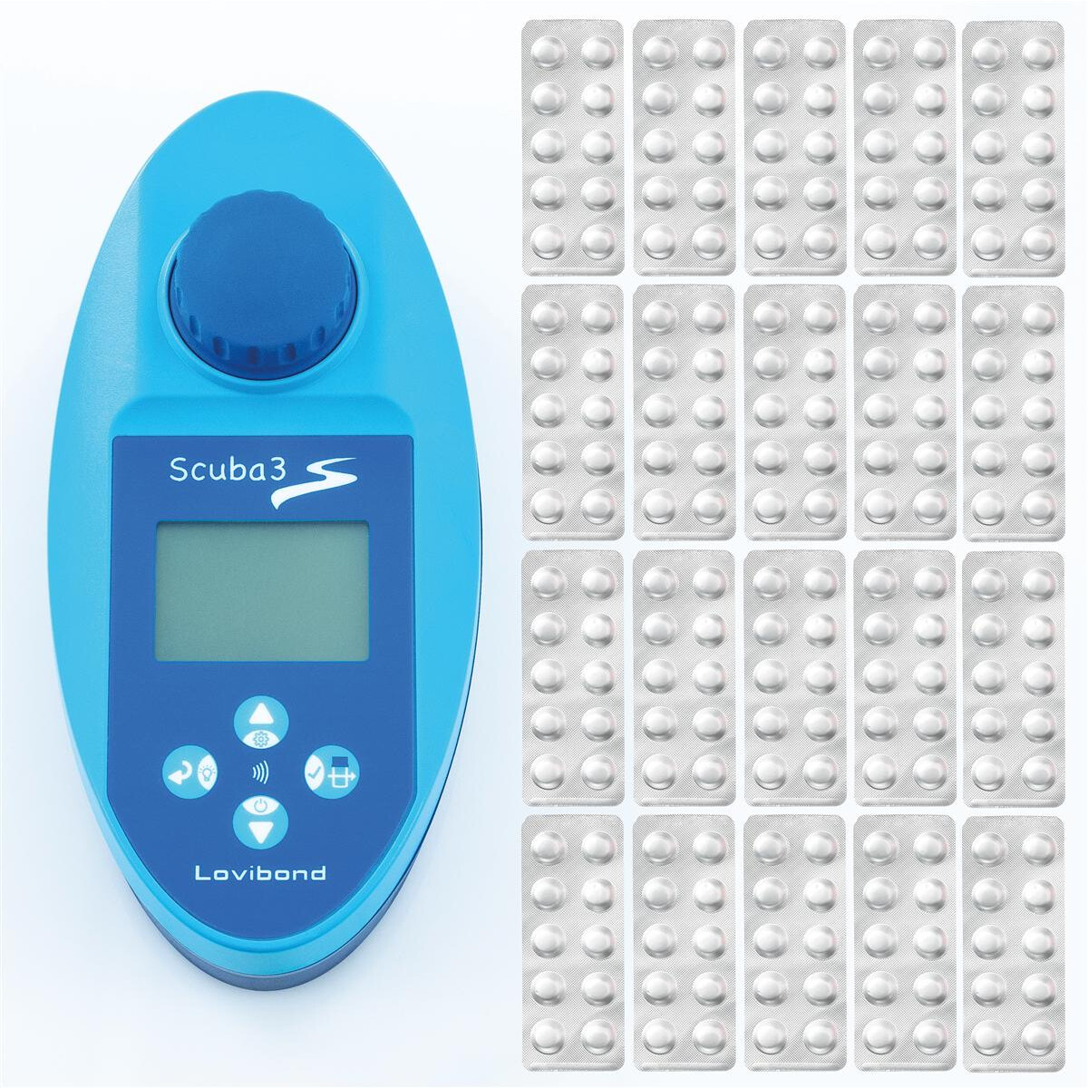 Scuba 3s Set mit 200 Reagenzien extra, smarter elektronische