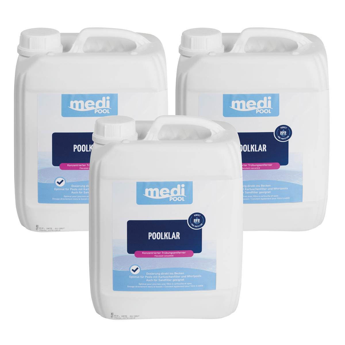 mediPOOL PoolKlar 3x 5 L