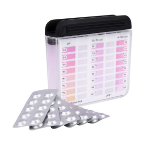 POWERHAUS24 Rapid Tester mit 60 Reagenzien Chlor, Brom...
