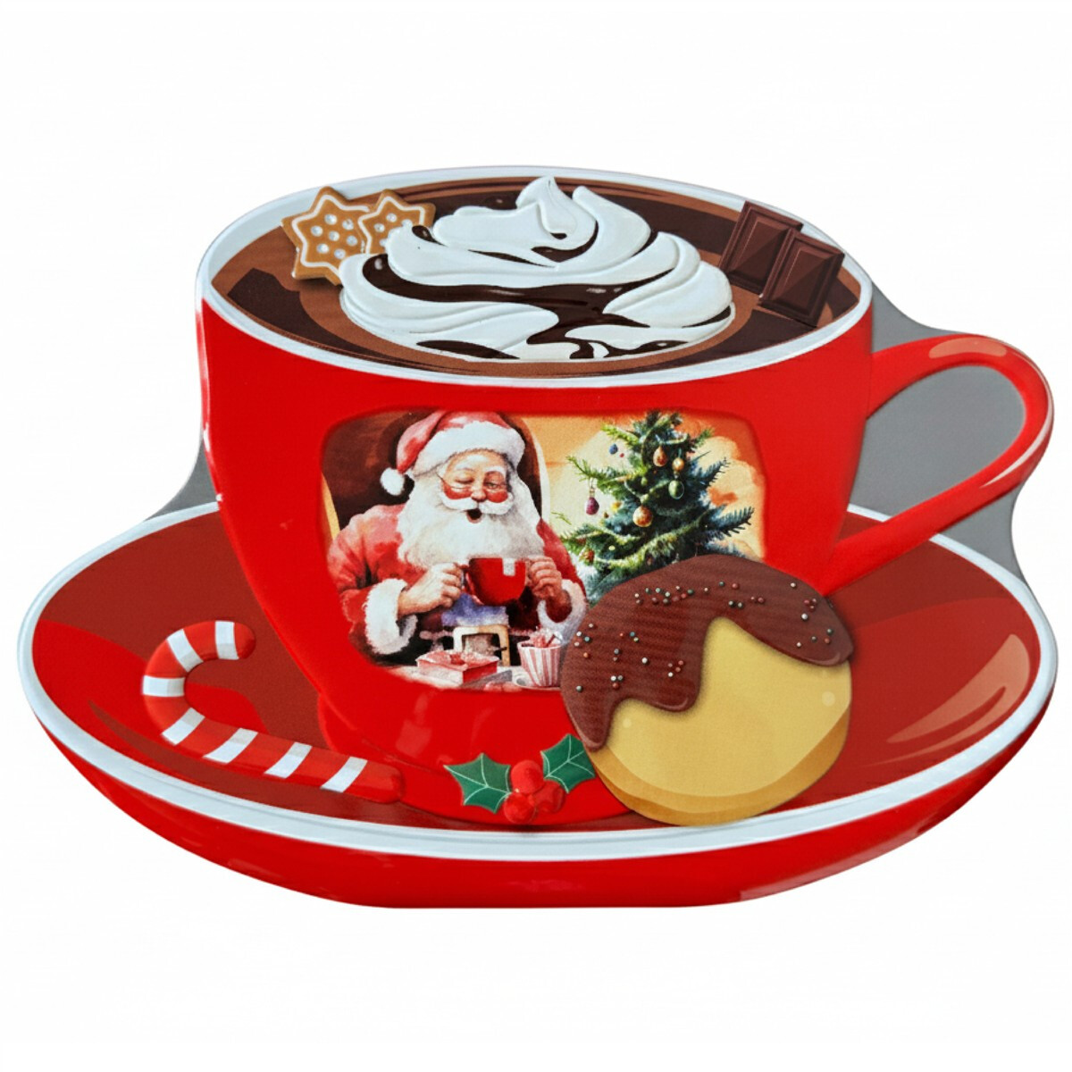 Santas Trunk XL Blechdose für Plätzchen, Lebkuchen