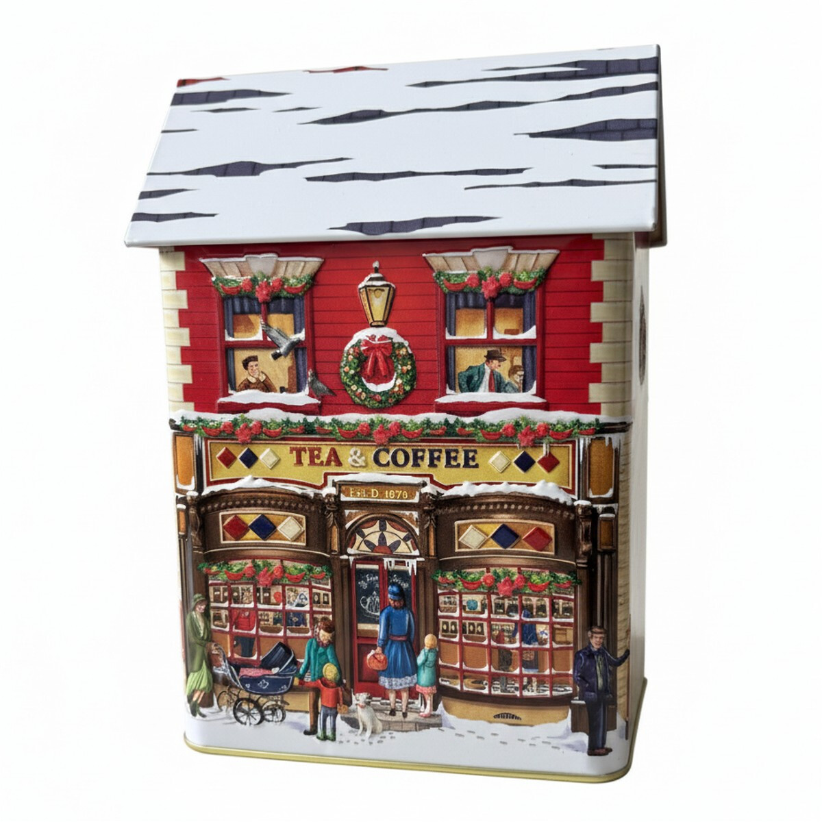 Traditional Coffee &amp; Tea House Blechdose ideal...