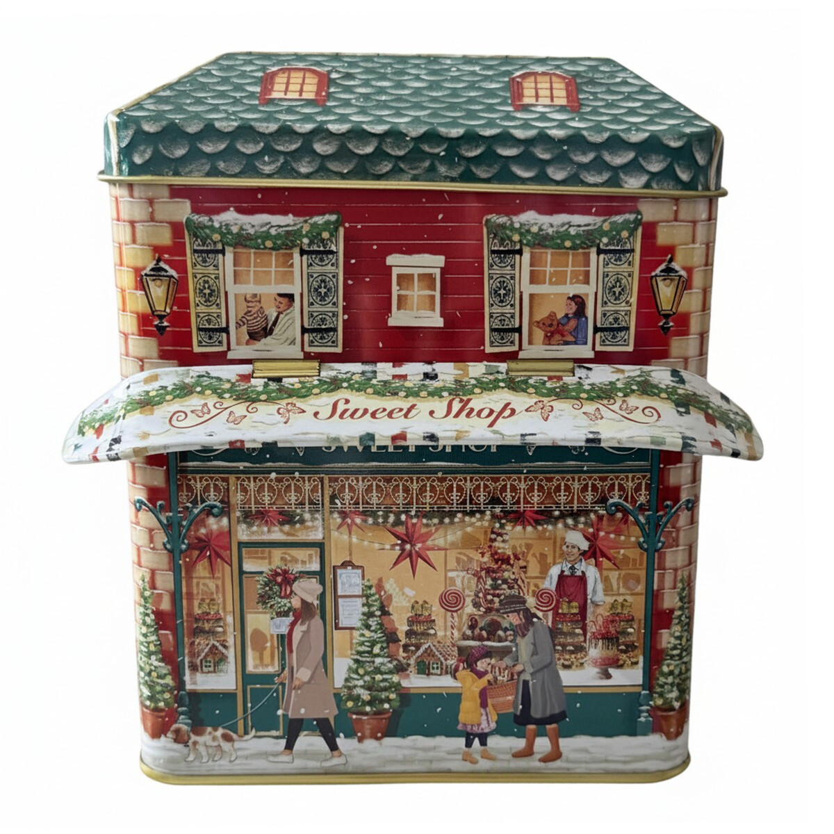 S&uuml;ssigkeiten-Shop winterliche Blechdose ideal...