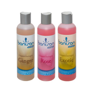 Banisan Aromatherapie 3 Badezusätze Ginger, Rose,...