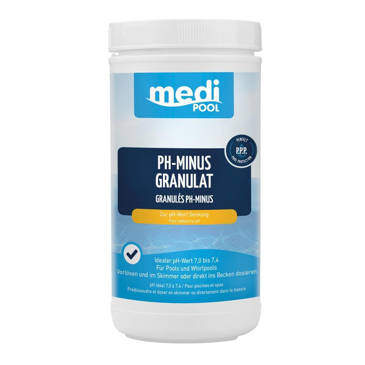 mediPOOL pH-Minus Granulat 1,5 kg box