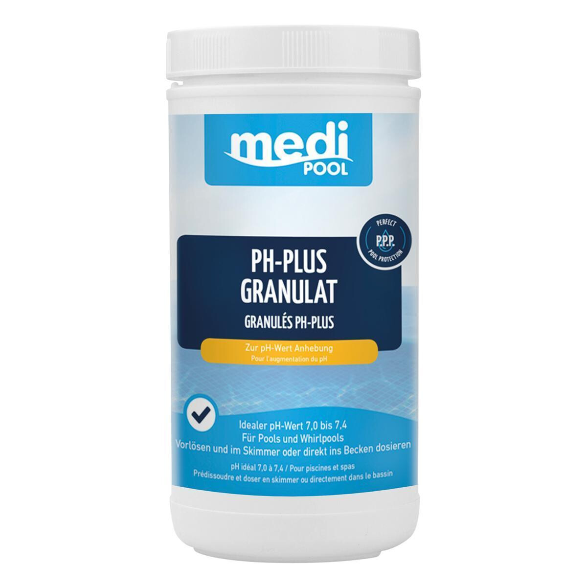 mediPOOL pH-Plus Granulat 1 kg box