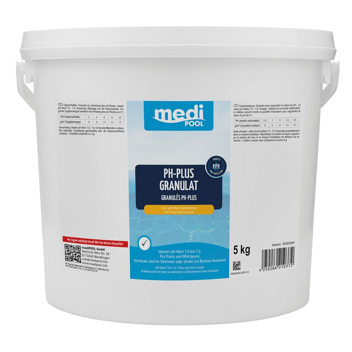 mediPOOL pH-Plus Granulat 5 KG
